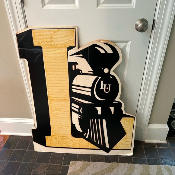 Vintage 80’s LEHIGH University Engineers Logo Train Poster Dorm Bethlehem PA - Picture 1 of 5